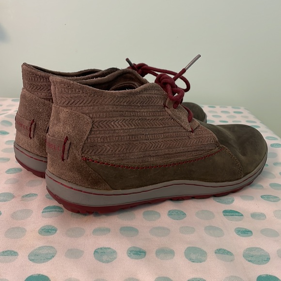 Merrell suede booties grey size 6 performance footwear - Picture 4 of 11